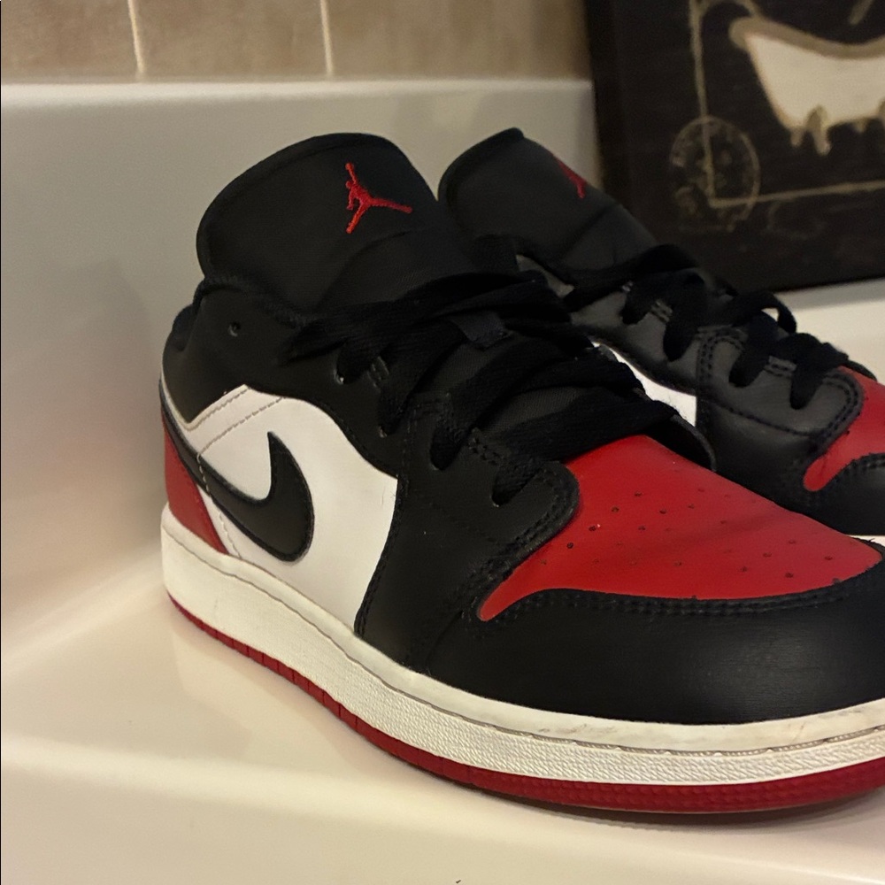 Jordan Kids Shoes Black Red White